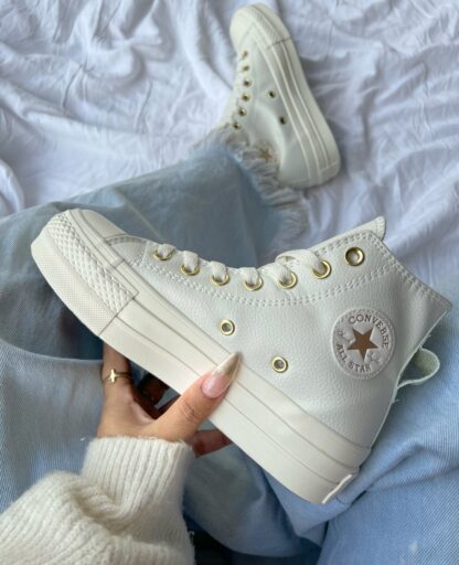 CONVERSE CUERO DAMA - Imagen 3