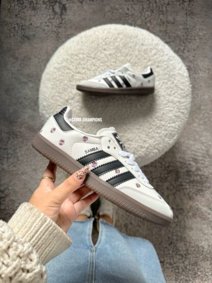ADIDAS SAMBA FLORES BORDADA DAMA - Imagen 2