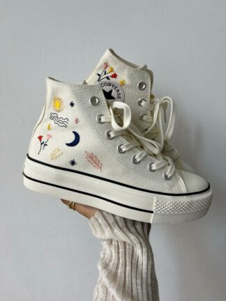 CONVERSE PLATAFORMA FLORES