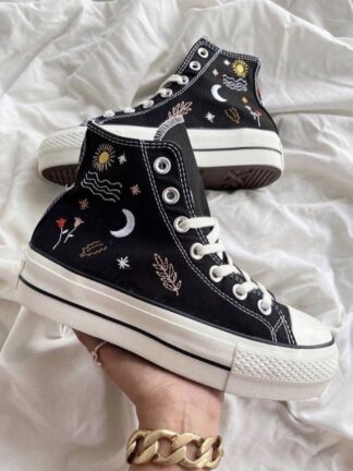 CONVERSE PLATAFORMA FLORES