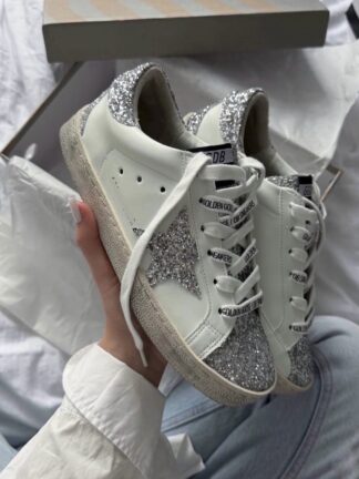 GOLDEN GOOSE SUPERSTAR DAMA PLATEADA
